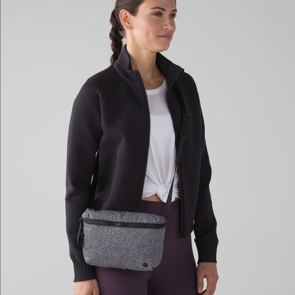 lululemon athletica Handbags - Lululemon Go Lightly Belt Bag, Chakra Print Alpine White